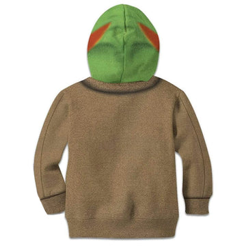 The Mandalorian Baby Yoda Cosplay Sudadera Casual con Cremallera para Niños